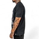 Juren 'Alpha Wolf' Chenille T-Shirt (Black) - FRESH N FITTED