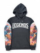 Black Pike 'Legends' Tapestry Hoodie (Black) FB2536S