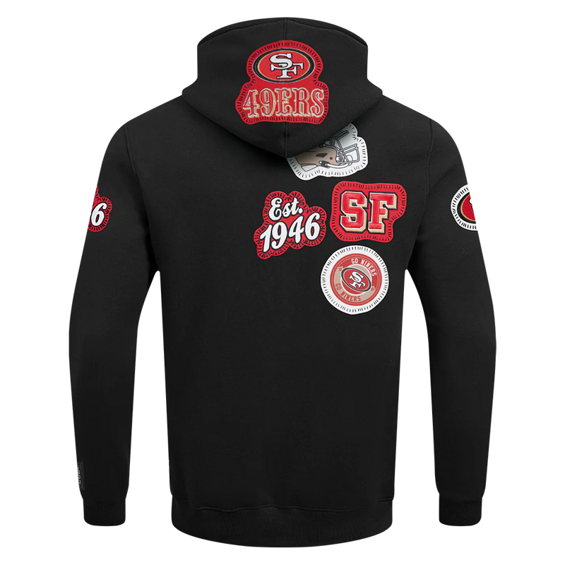 Pro Standard San Francisco 49ers 'DIY Pick Stitch' Hoodie (Black) FS45410580 - FRESH N FITTED
