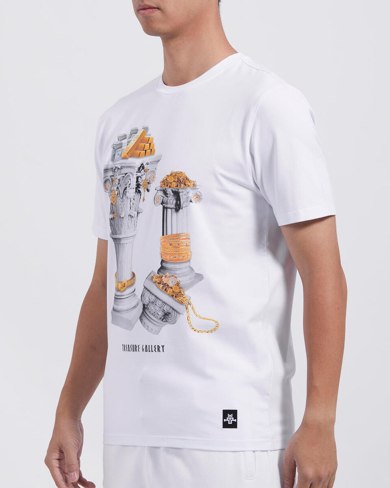 Eternity 'Treasure Columns' T-Shirt (White) E1134522 - FRESH N FITTED