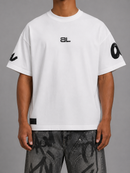 Black Label 'ᗺL' T-Shirt In White