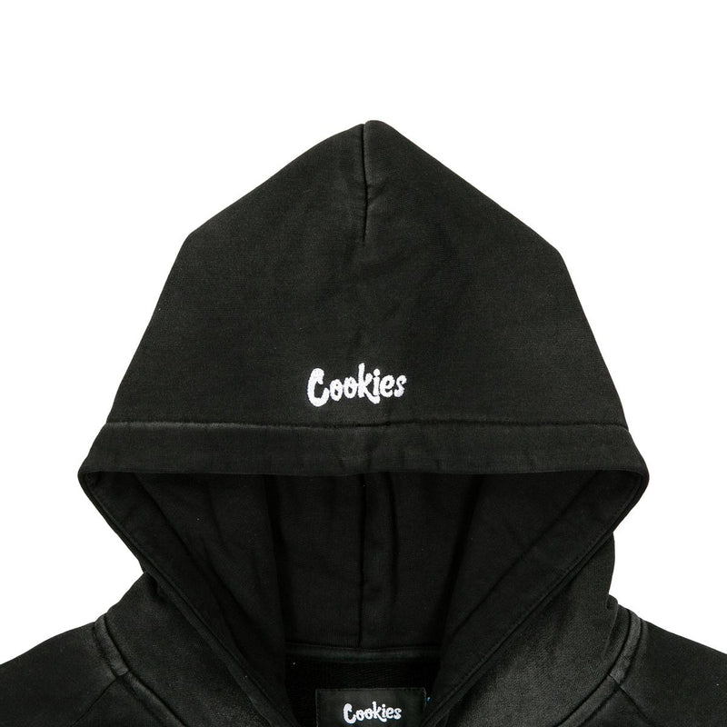 Cookies 'Florist' Zip Up Hoodie (Washed Black) CM251HFC01 - FRESH N FITTED