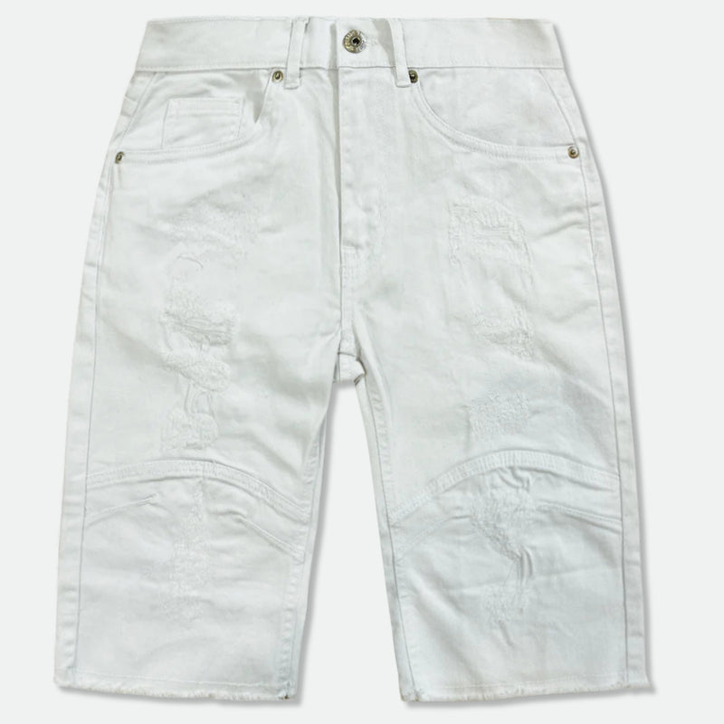 Evolution Denim Shorts (White) 22502A