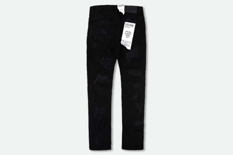 Evolution Kids 'Rock The Bells' Denim (Black) EV-330141K - FRESH N FITTED
