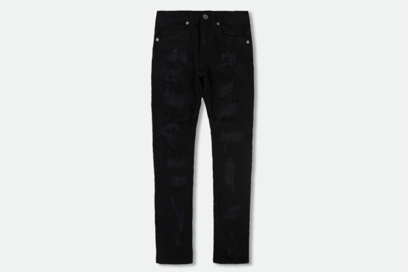 Evolution Kids 'Rock The Bells' Denim (Black) EV-330141K - FRESH N FITTED