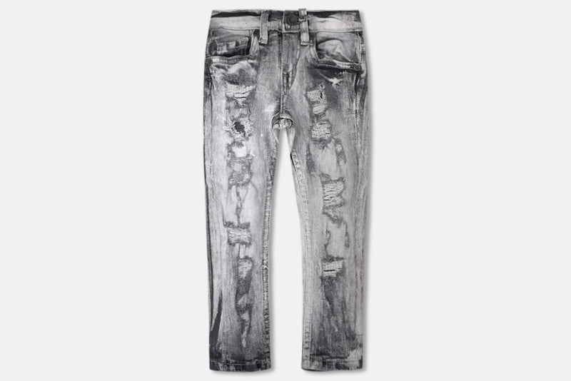 Evolution Kids 'Rock The Bells' Denim (Grey) EV-330141K - FRESH N FITTED