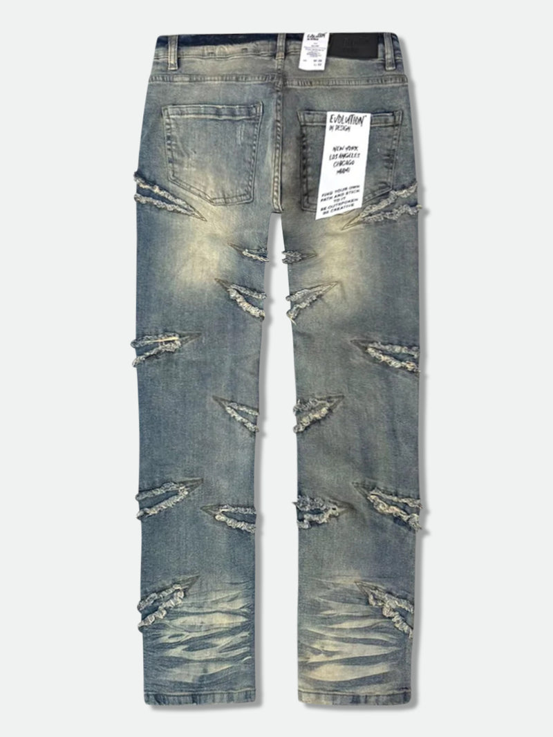 Evolution 'Slim Darted' Denim (Lt. Tint) EV-330242