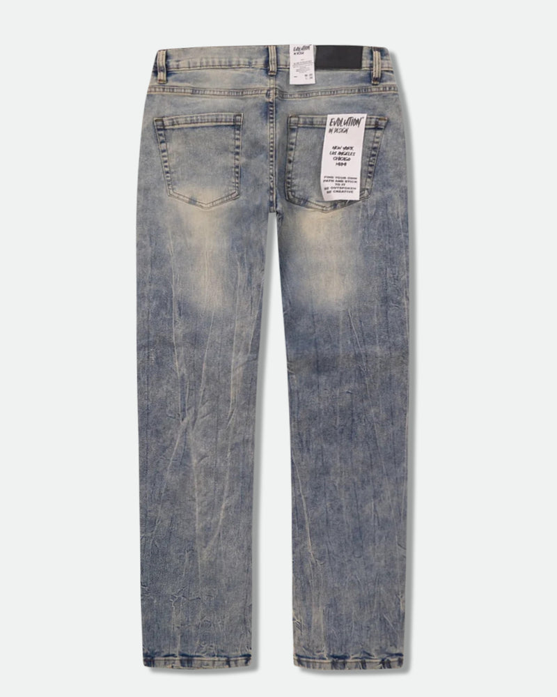 Evolution 'Standard' Slim Straight Denim (Lt.Tint) EV-330187