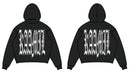 KML DAMAGED GOODS Cropped Hoodie (Black)