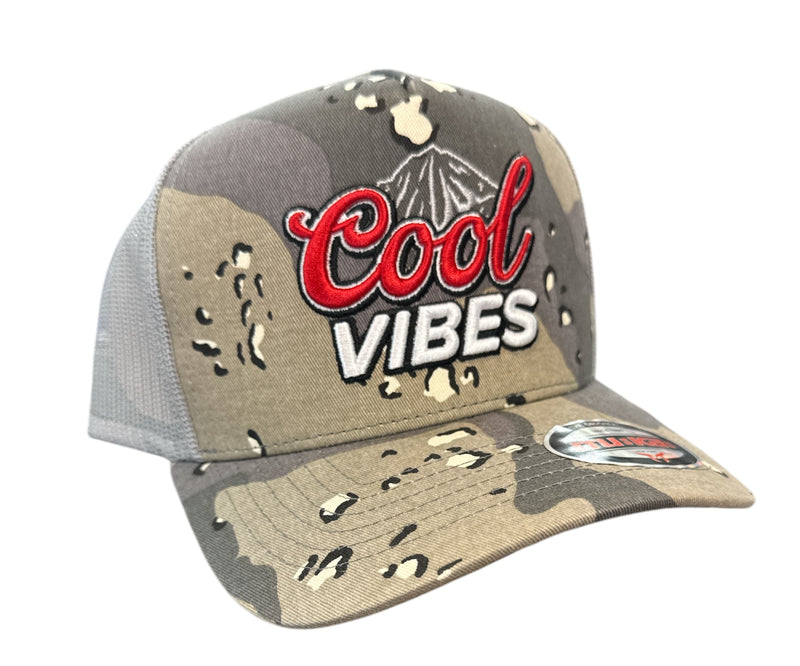 MUKA 'Cool Vibes' Trucker Hat (Grey Desert) T5458B - FRESH N FITTED