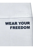 Black Label 'Wear Your Freedom' Premium T-Shirt (White) BL2058