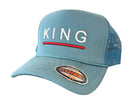 Muka 'King' Trucker Hat (Dusty Blue) TN5301 - FRESH N FITTED