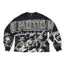 Mixed Emotion 'Astro' Long Sleeve Shirt in Black