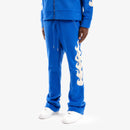Copper Rivet Saints Mohair Pearl Stacked Sweat Pants (Royal) 531581
