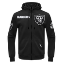 Pro Standard Las Vegas Raiders 'Classic Wind Suit' Full Zip Hoodie (Black) - FRESH N FITTED