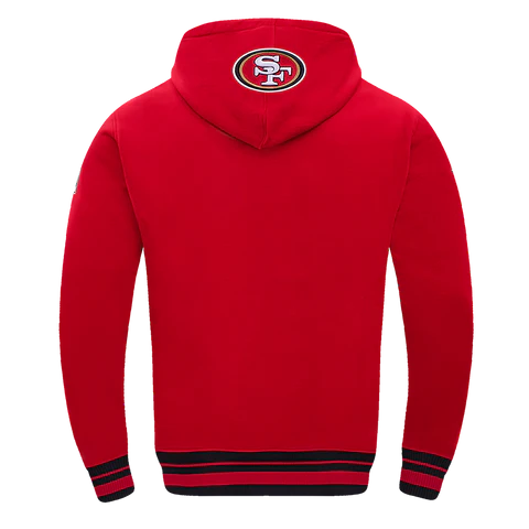 San Francisco 49ers 'Script Tail' Hoodie (Red) - FRESH N FITTED