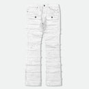 FWRD 'Static Layer Twill Stacked Denim' FW-330044 (White) - FRESH N FITTED