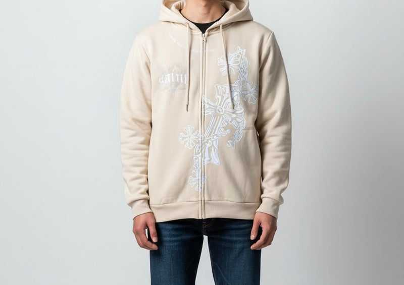 Black Pike 'Every Saint Has a Past' Hoodie (Khaki) FB2540S - FRESH N FITTED