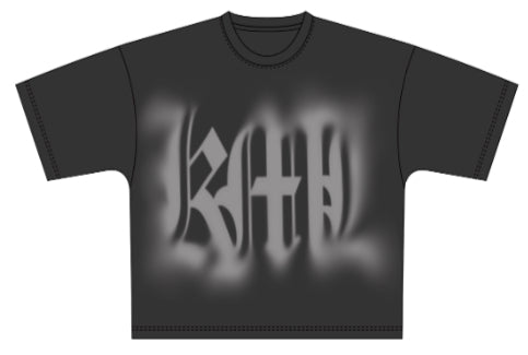 KML ‘BLUR’ T-Shirt (Charcoal) - FRESH N FITTED