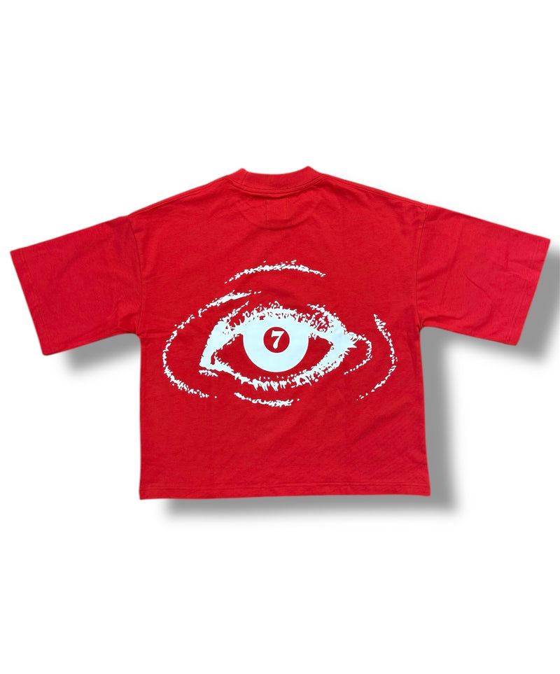 7M ‘ORB' T-Shirt (Red) - FRESH N FITTED