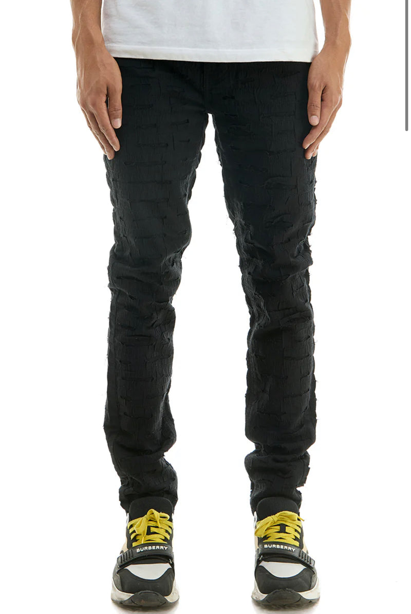 KDNK 'Former Pants' Denim KNB3346 (Black) - FRESH N FITTED