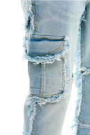 KDNK 'Cargo Skinny'  Denim KND4630 (Blue) - FRESH N FITTED