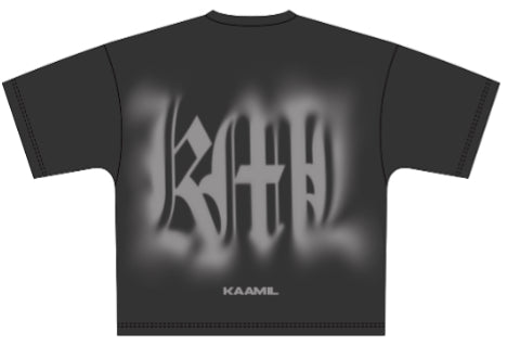 KML ‘BLUR’ T-Shirt (Charcoal) - FRESH N FITTED