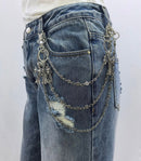 Kind Red 'Pearls' Pocket Chain (Silver) - FRESH N FITTED