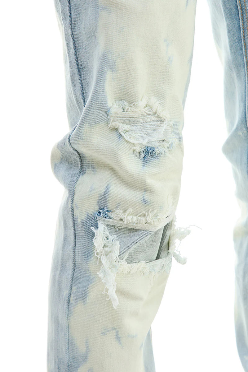 KDNK Bleached Skinny Denim (Blue) KND4647 - FRESH N FITTED