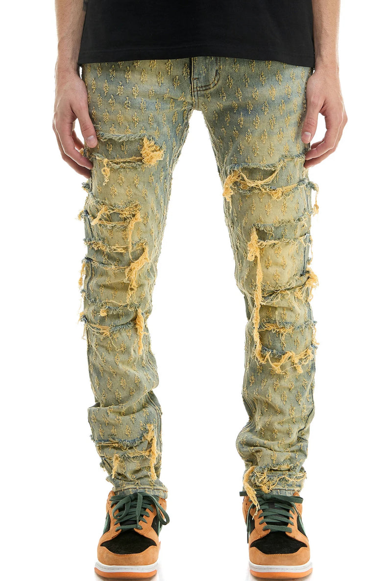 KDNK 'Jacquard Complex' Denim (Blue) KND4666 - FRESH N FITTED
