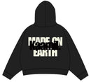 KML 'SCRIPT’ Hoodie (Black) - FRESH N FITTED
