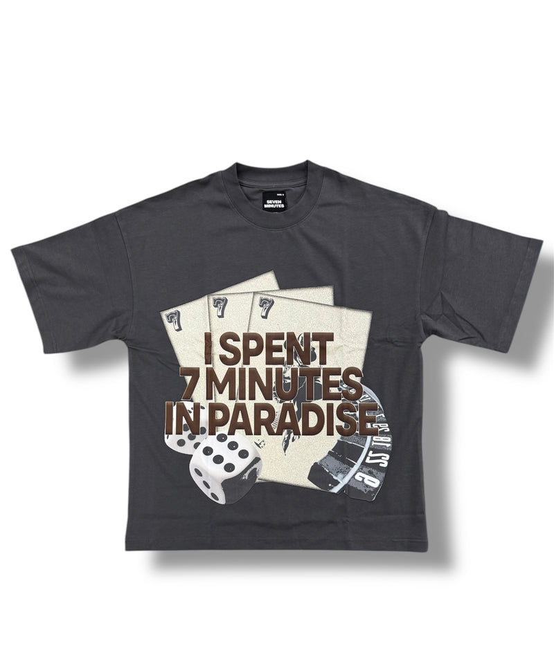 7M ‘Jackpot' T-Shirt (Charcoal) - FRESH N FITTED