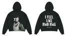 7M ‘Mad Max’ Premium Heavyweight Cropped Hoodie (Black) 