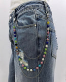 Kind Red 'Rhinestone' Pocket Chain (Multi) - FRESH N FITTED