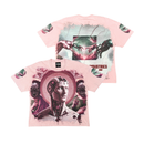 Stray 'Robot Man' Cropped T-Shirt (Dusty Pink) ST1702