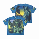 Stray 'Planet of the Stray' Cropped T-Shirt (Blue) ST1711