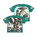 Stray 'Stray Industries' Cropped T-Shirt (Green) ST1757