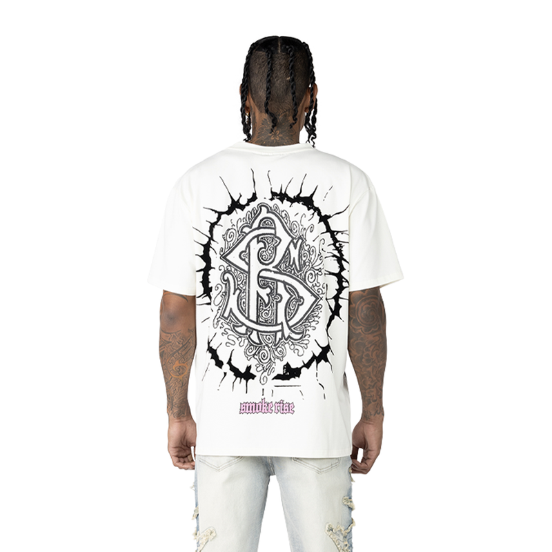 Smoke Rise 'Heart And Soul' Shirt (Ecru) KT25159 - FRESH N FITTED