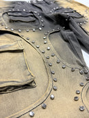 Taker 'All over Print' Premium stretch Stack Denim close up