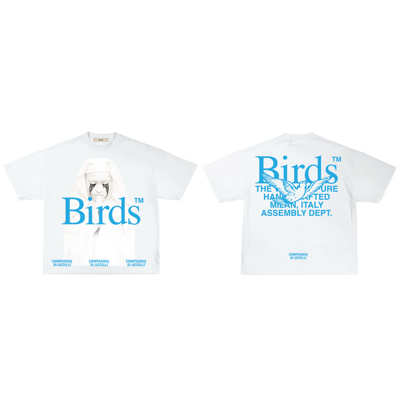 Birds 'BBA' Natural Oversized Ultra-Premium Box S/S T-Shirt - FRESH N FITTED