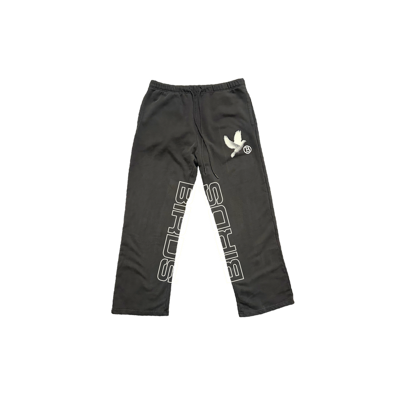 Birds 'Bird Sport' Onyx Open Leg Ultra Premium Sweatpants - FRESH N FITTED