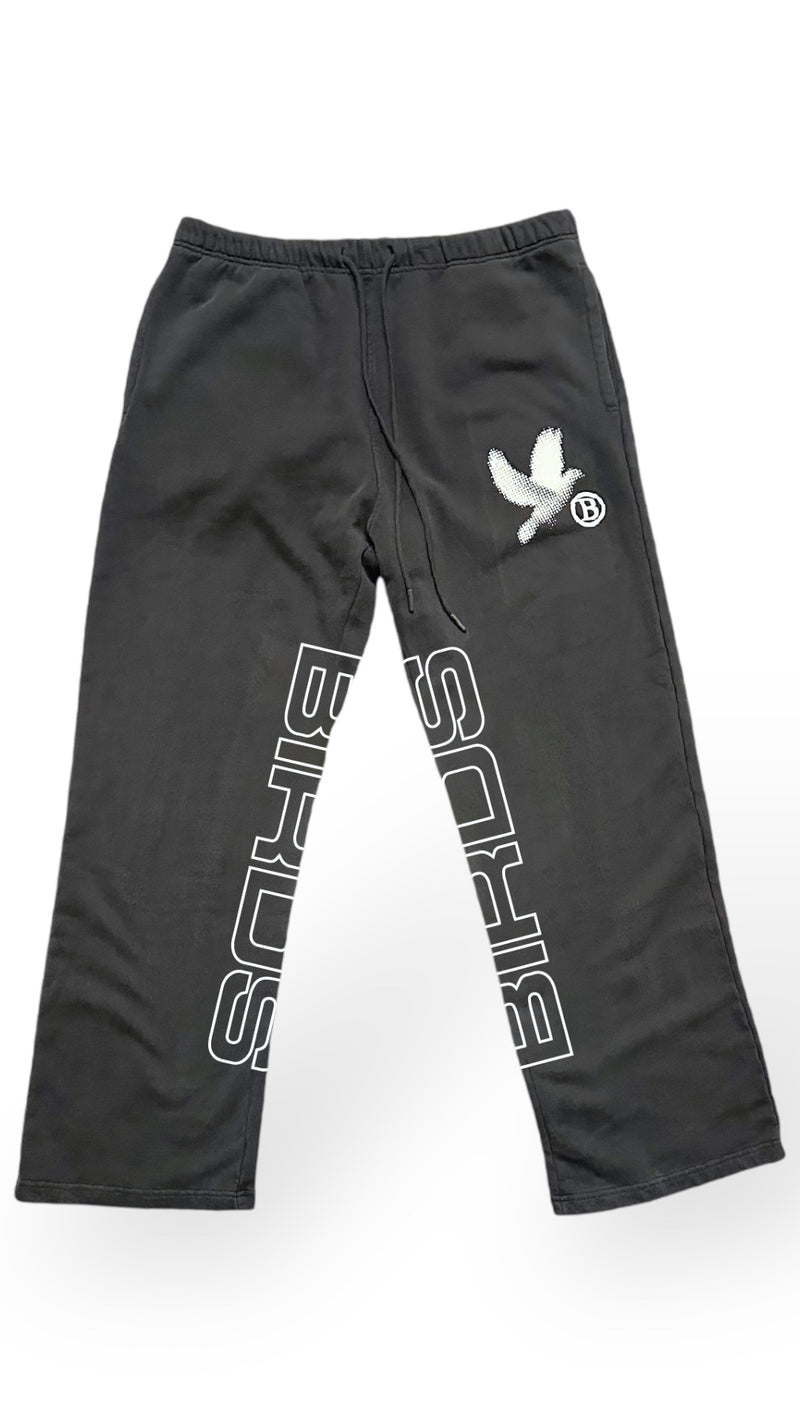 Birds 'Bird Sport' Onyx Open Leg Ultra Premium Sweatpants - FRESH N FITTED