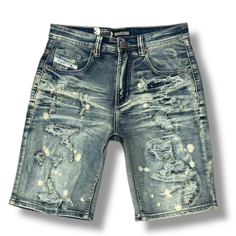 Makobi 'Amato' Denim Shorts (Dirt) M607 - FRESH N FITTED