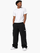 PRO CLUB Heavy Fleece Cargo Long Sweatpants (Black) 162BLK - FRESH N FITTED