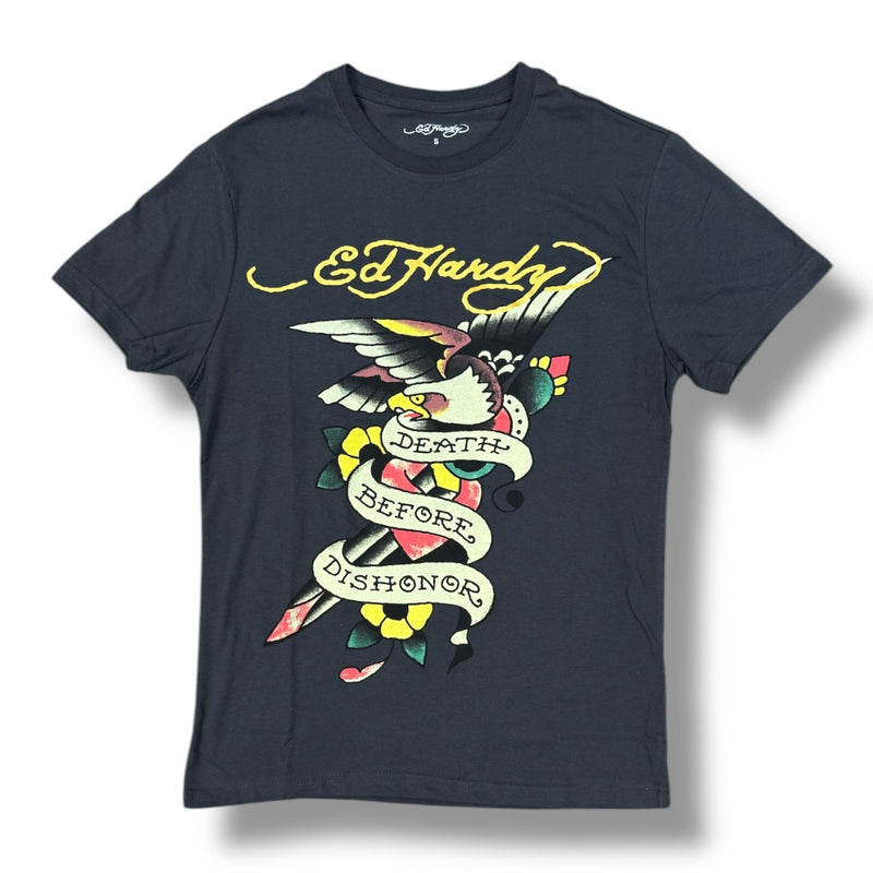 Ed Hardy 'Eagle' T-Shirt (Charcoal) EHM1100-148 - FRESH N FITTED