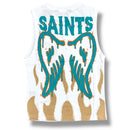 Rebel Minds Kids 'Saints' Sleeveless T-Shirt (White) 851-B121 - FRESH N FITTED