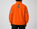 Pro Standard San Francisco Giants 'Pre Game' Zip Wind Jacket in Orange