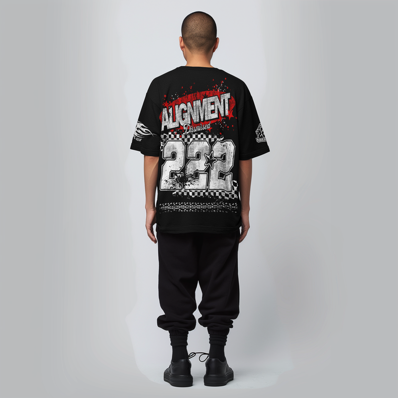 Dissmissed 'Angel Alignment 222' T-Shirt (Black) D010-100-222 - FRESH N FITTED