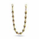 Jewelry Essentials 'Big Skulls' Pocket Chain (Gold)