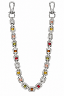 Jewelry Essentials 'Gemstones' Pocket Chain (Silver)